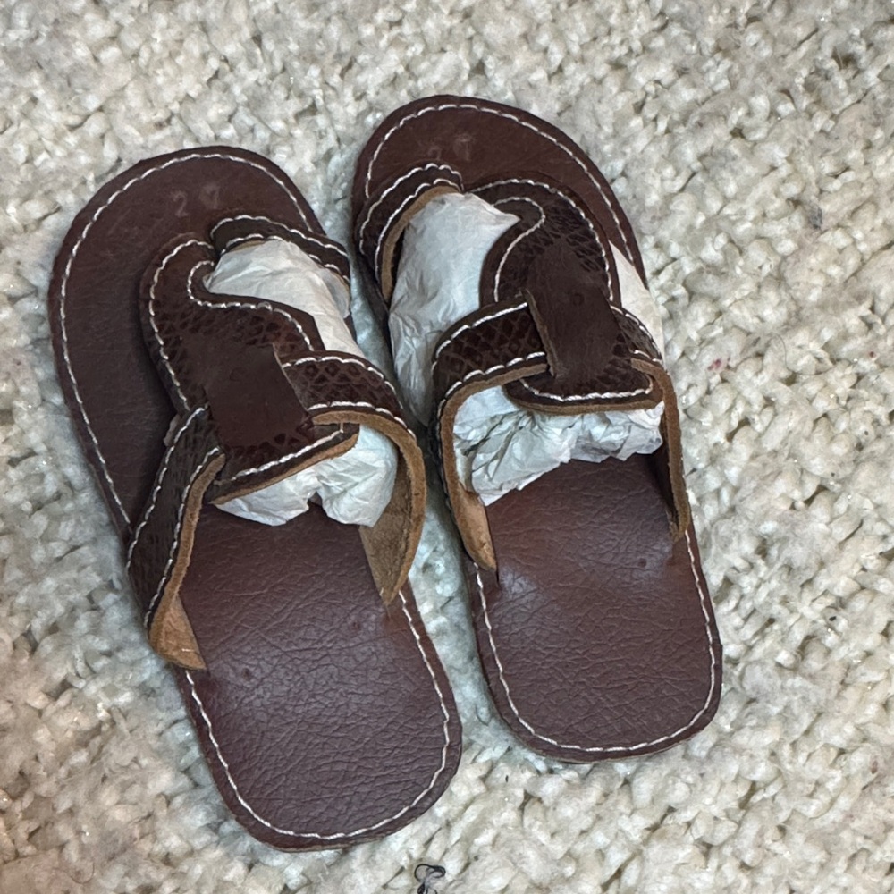 Brown Kids Sandals